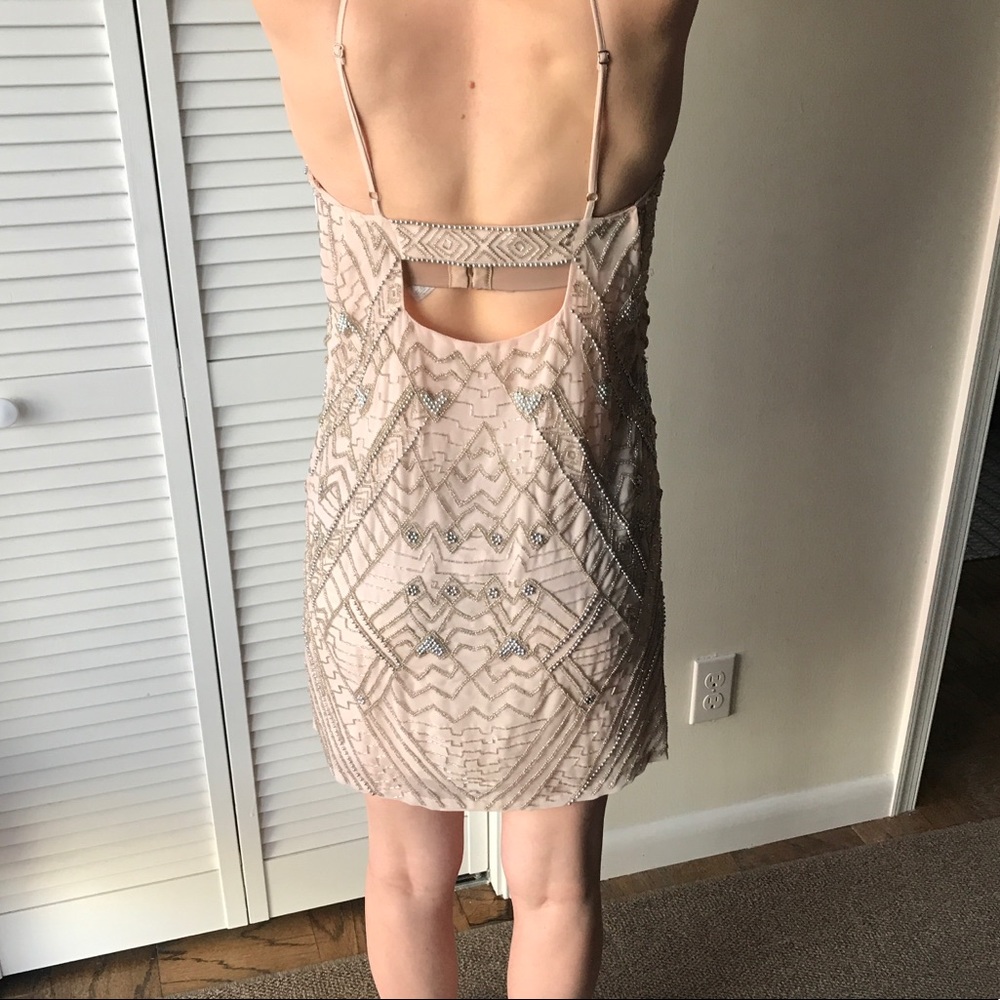 Parker Sequin Monaco Dress in Plush - Picture 4 of 7